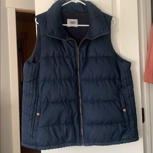 Dark blue Old Navy puffy vest!